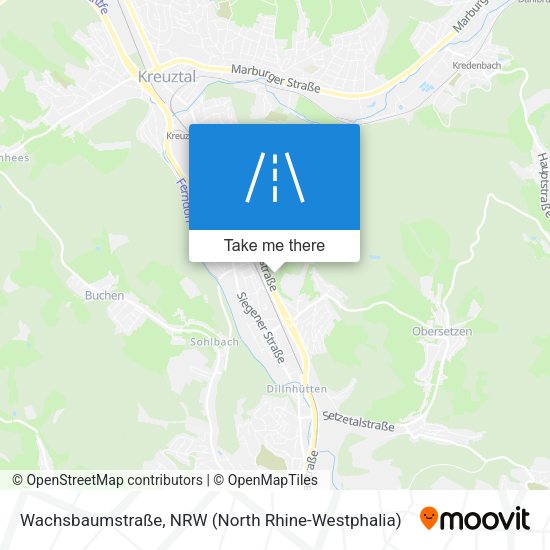 Wachsbaumstraße map
