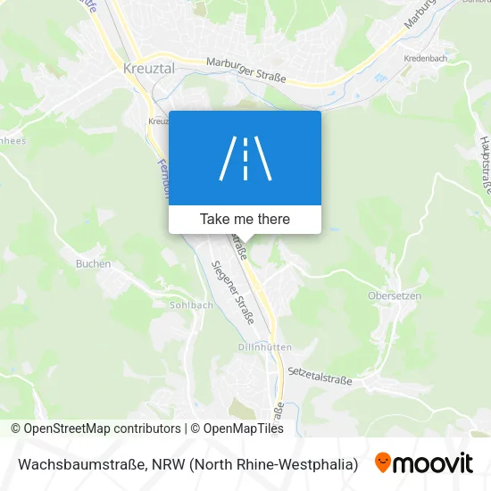 Карта Wachsbaumstraße