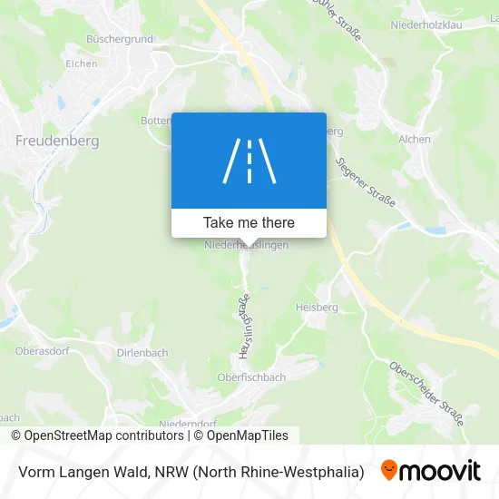 Карта Vorm Langen Wald