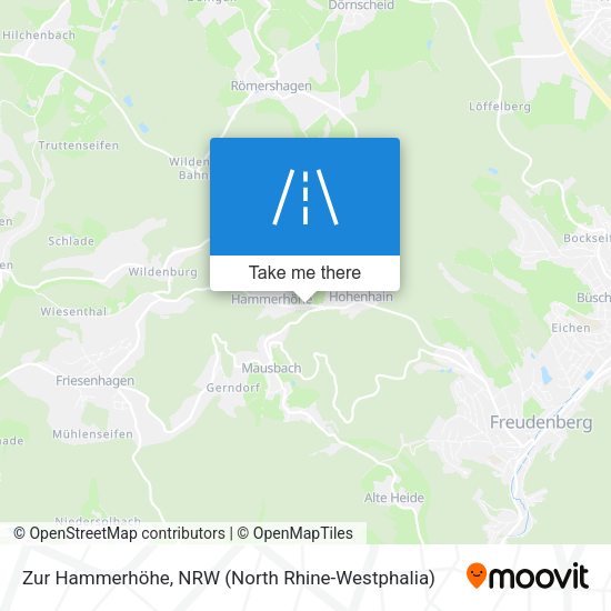 Zur Hammerhöhe map