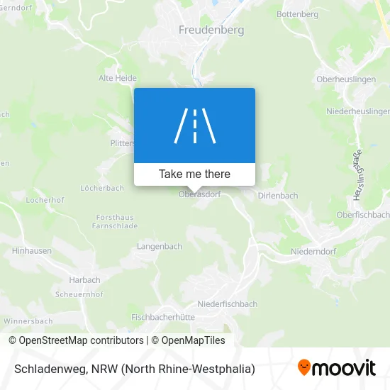 Schladenweg map