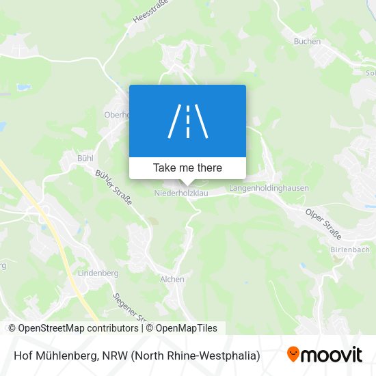 Hof Mühlenberg map