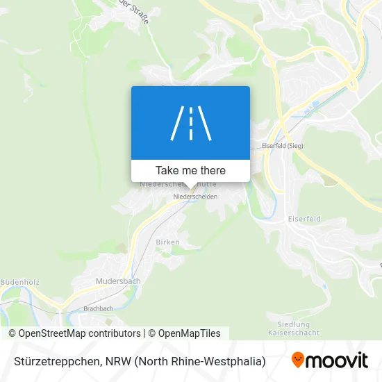 Карта Stürzetreppchen