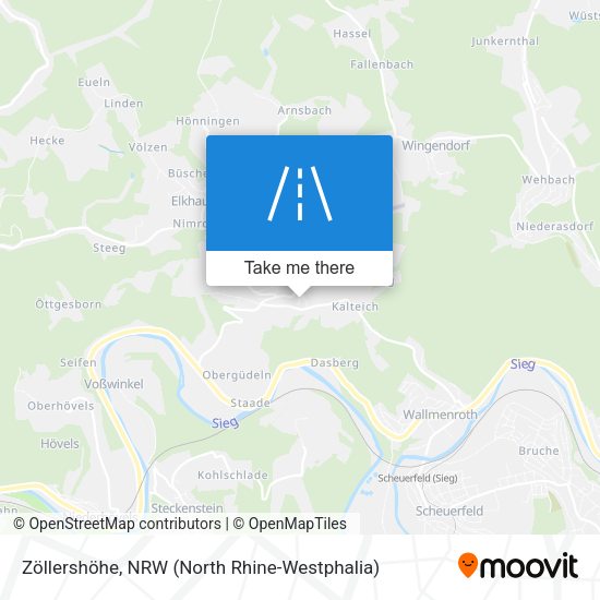 Zöllershöhe map