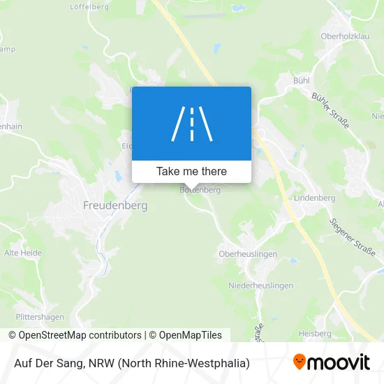 Карта Auf Der Sang