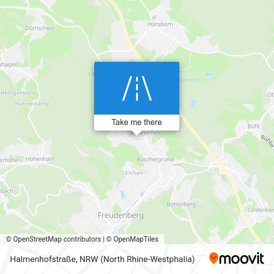 Halmenhofstraße map