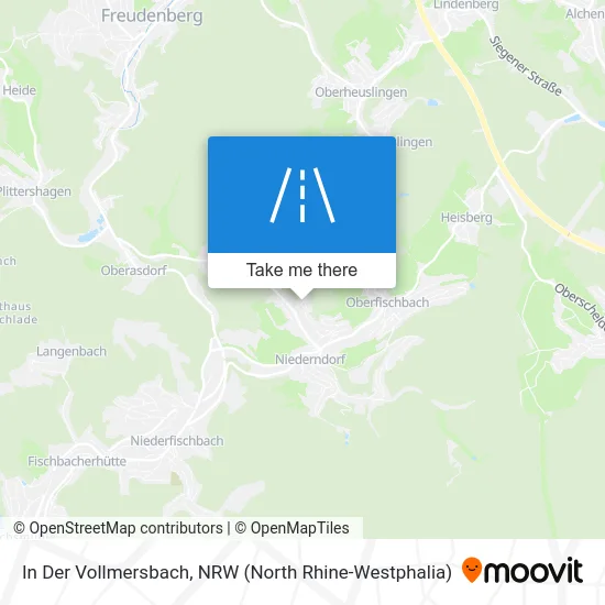 In Der Vollmersbach map
