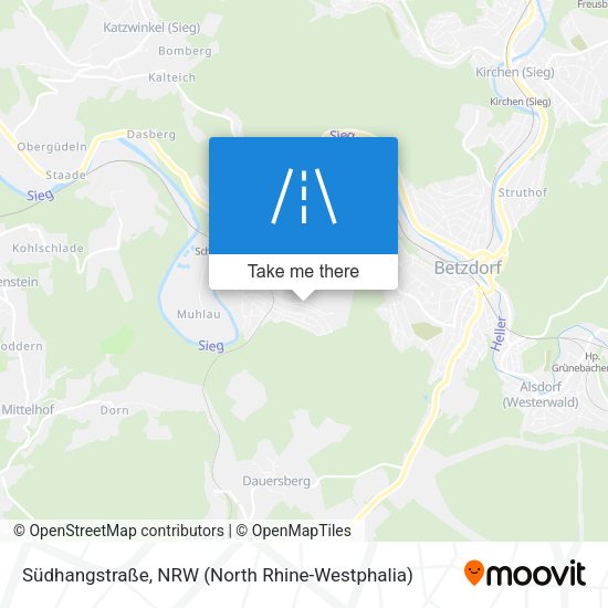 Südhangstraße map