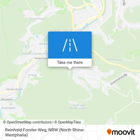 Reinhold-Forster-Weg map