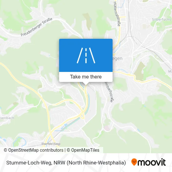 Stumme-Loch-Weg map