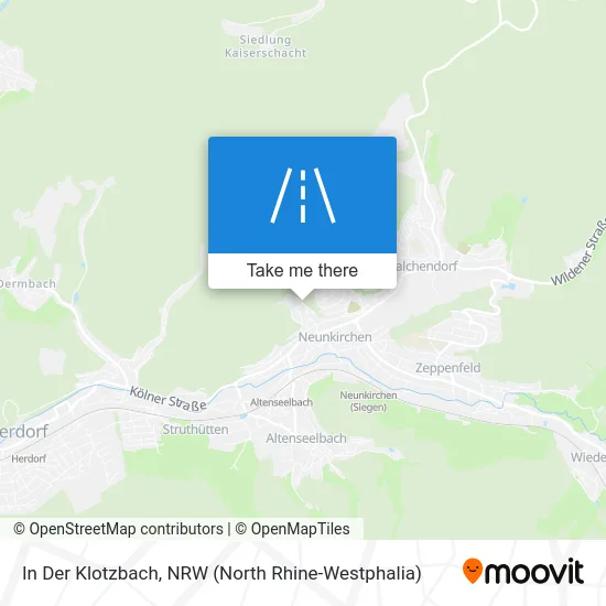 In Der Klotzbach map