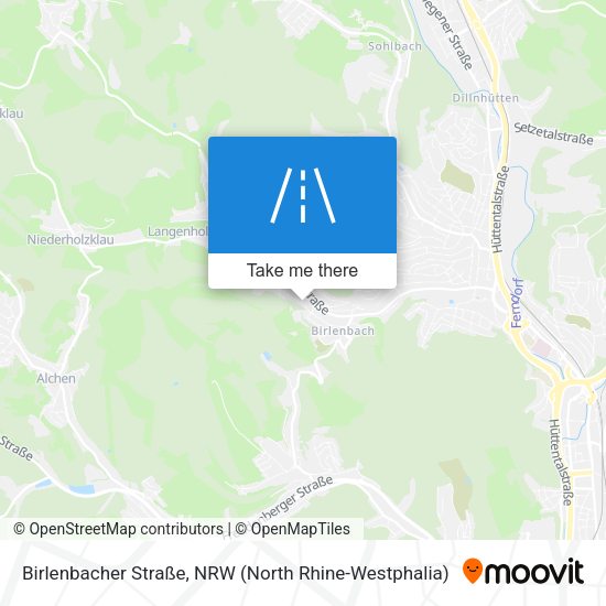 Birlenbacher Straße map