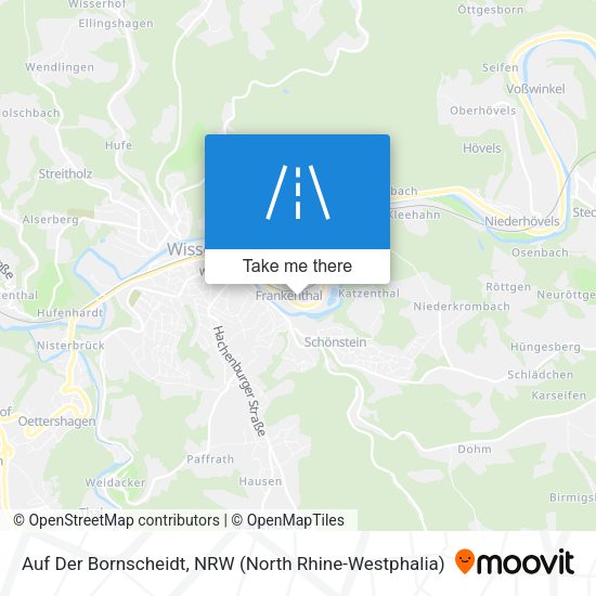 Auf Der Bornscheidt map
