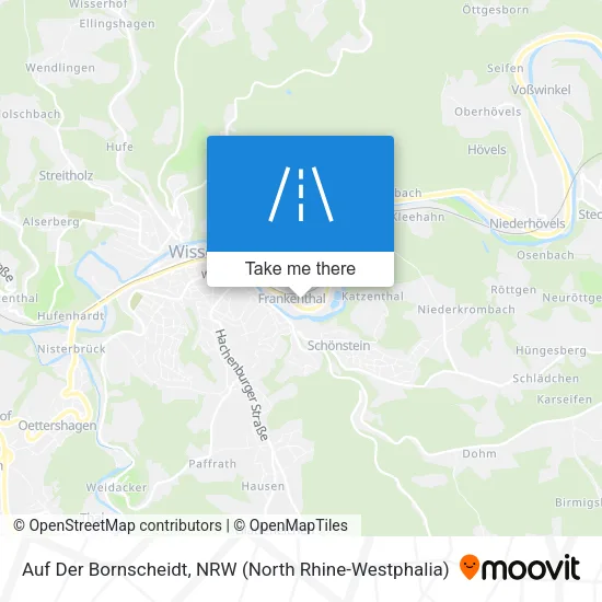 Карта Auf Der Bornscheidt