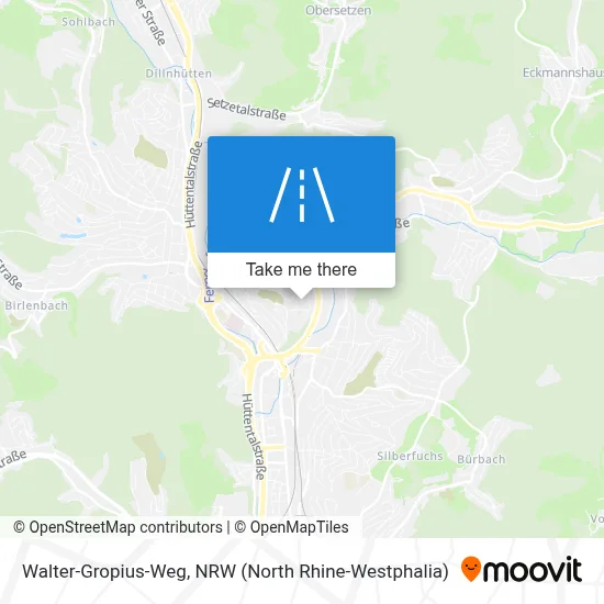 Walter-Gropius-Weg map