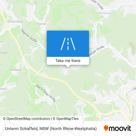 Карта Unterm Schaffeld