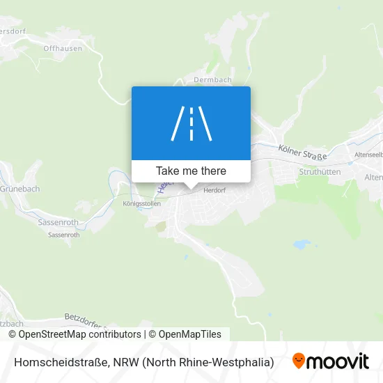Карта Homscheidstraße