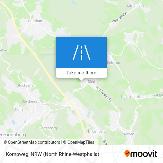 Карта Kompweg