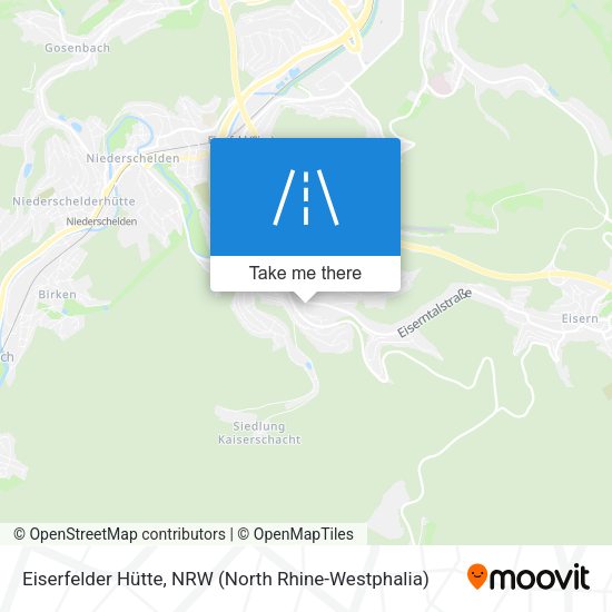 Eiserfelder Hütte map