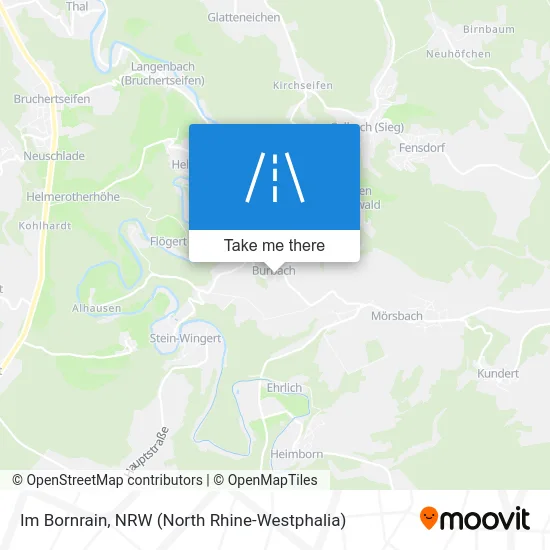 Карта Im Bornrain