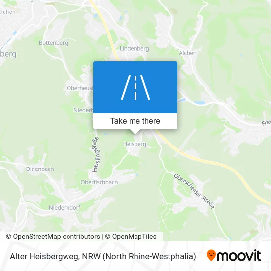 Alter Heisbergweg map
