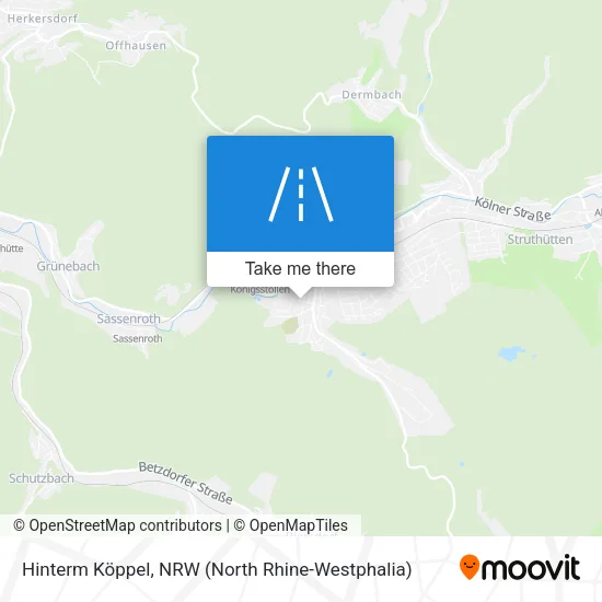 Карта Hinterm Köppel