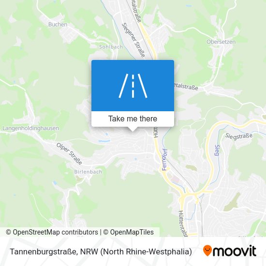 Tannenburgstraße map