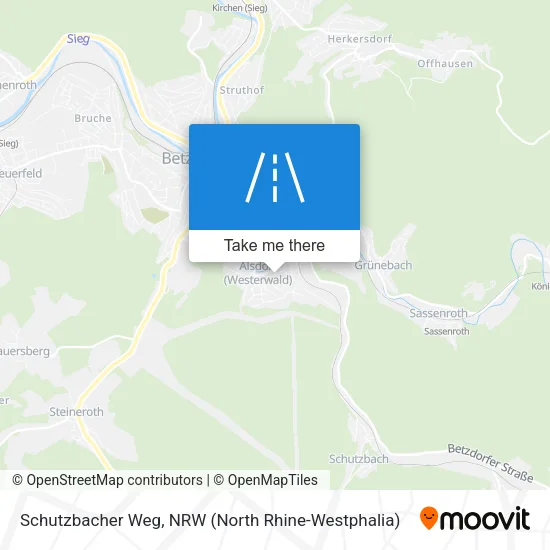 Карта Schutzbacher Weg