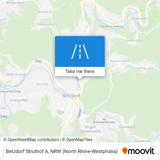 Карта Betzdorf Struthof A