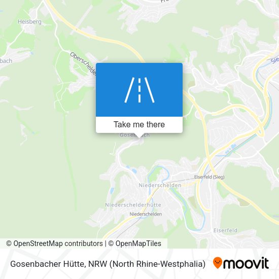 Gosenbacher Hütte map