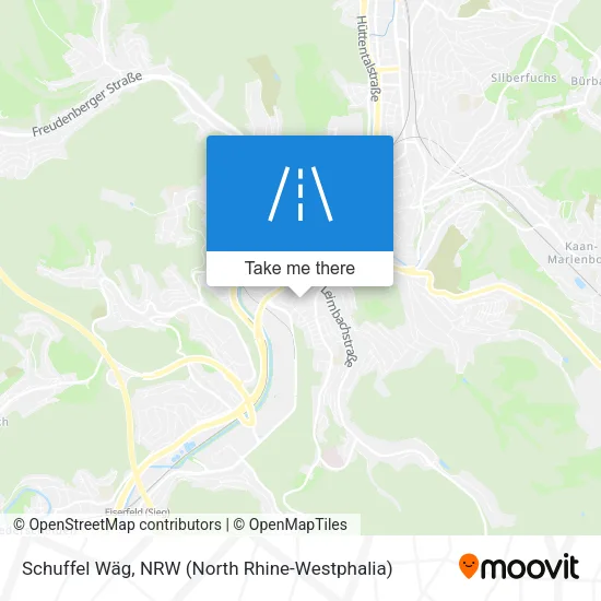 Карта Schuffel Wäg