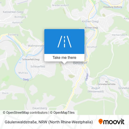 Gäulenwaldstraße map