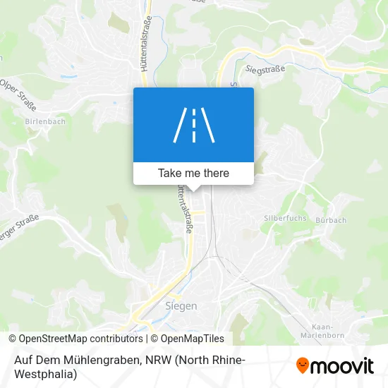 Карта Auf Dem Mühlengraben