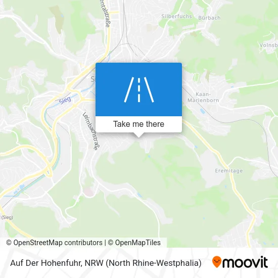 Карта Auf Der Hohenfuhr
