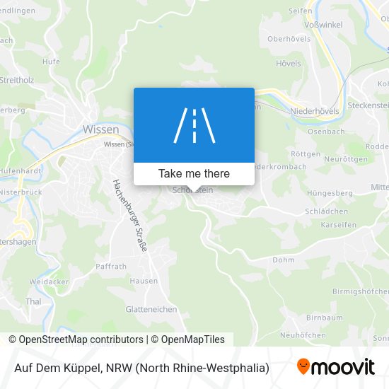 Auf Dem Küppel map