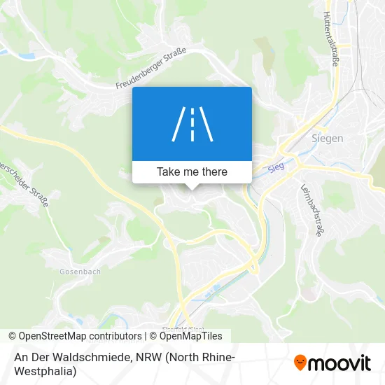 An Der Waldschmiede map