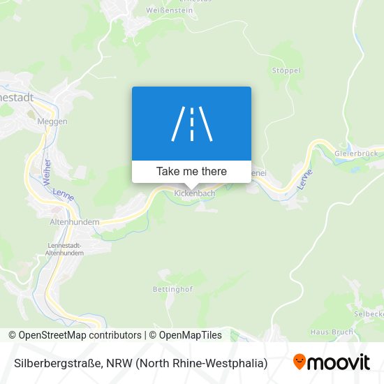 Silberbergstraße map