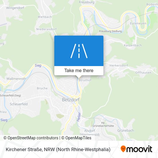 Kirchener Straße map