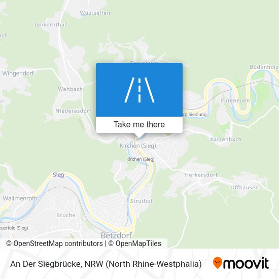 An Der Siegbrücke map