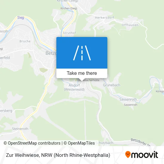 Карта Zur Weihwiese