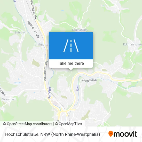 Hochschulstraße map