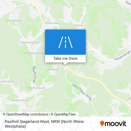 Rasthof Siegerland-West map