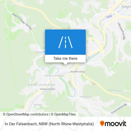 In Der Felsenbach map