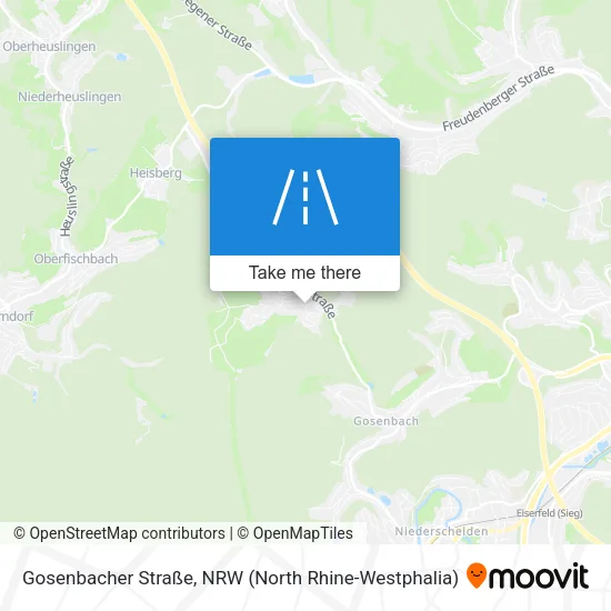 Карта Gosenbacher Straße