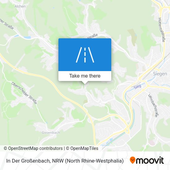 In Der Großenbach map