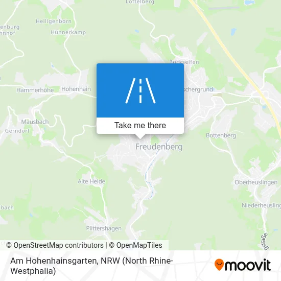 Am Hohenhainsgarten map