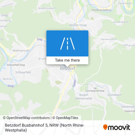 Betzdorf Busbahnhof 5 map