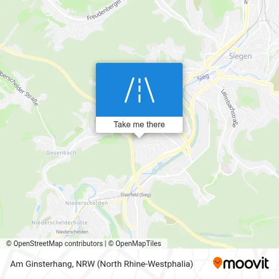 Am Ginsterhang map