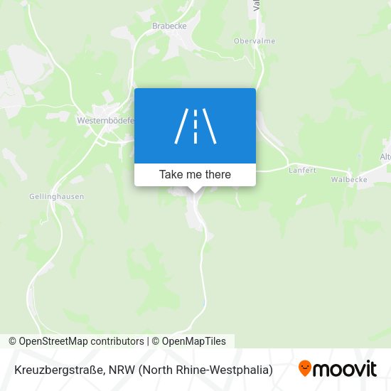 Kreuzbergstraße map