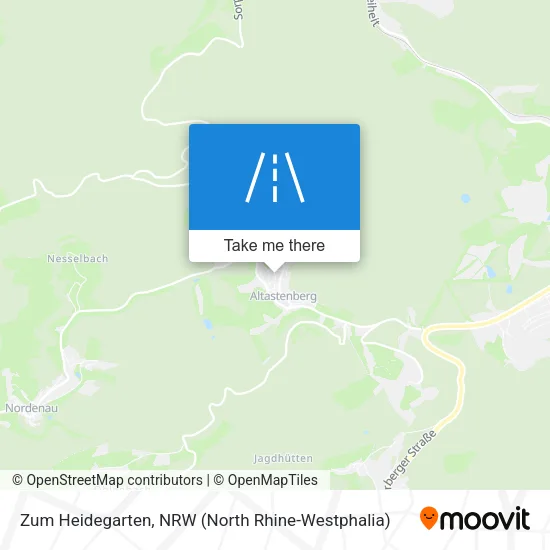 Карта Zum Heidegarten